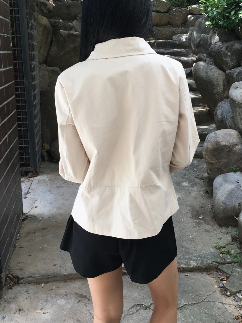 Ner Double Short Trench Jacket (2c)