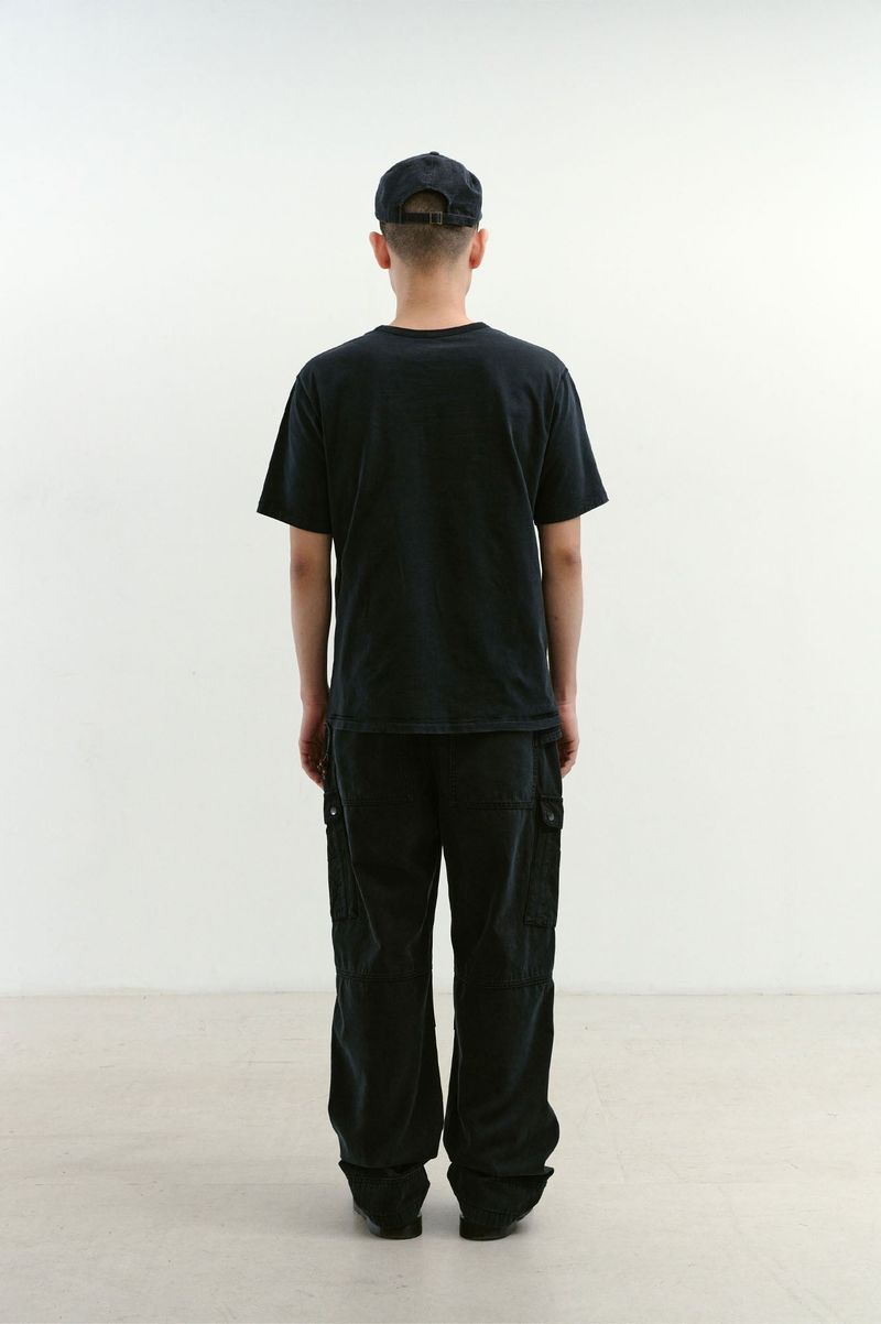 Mixed Fabric m65 Pants (Washed Black)