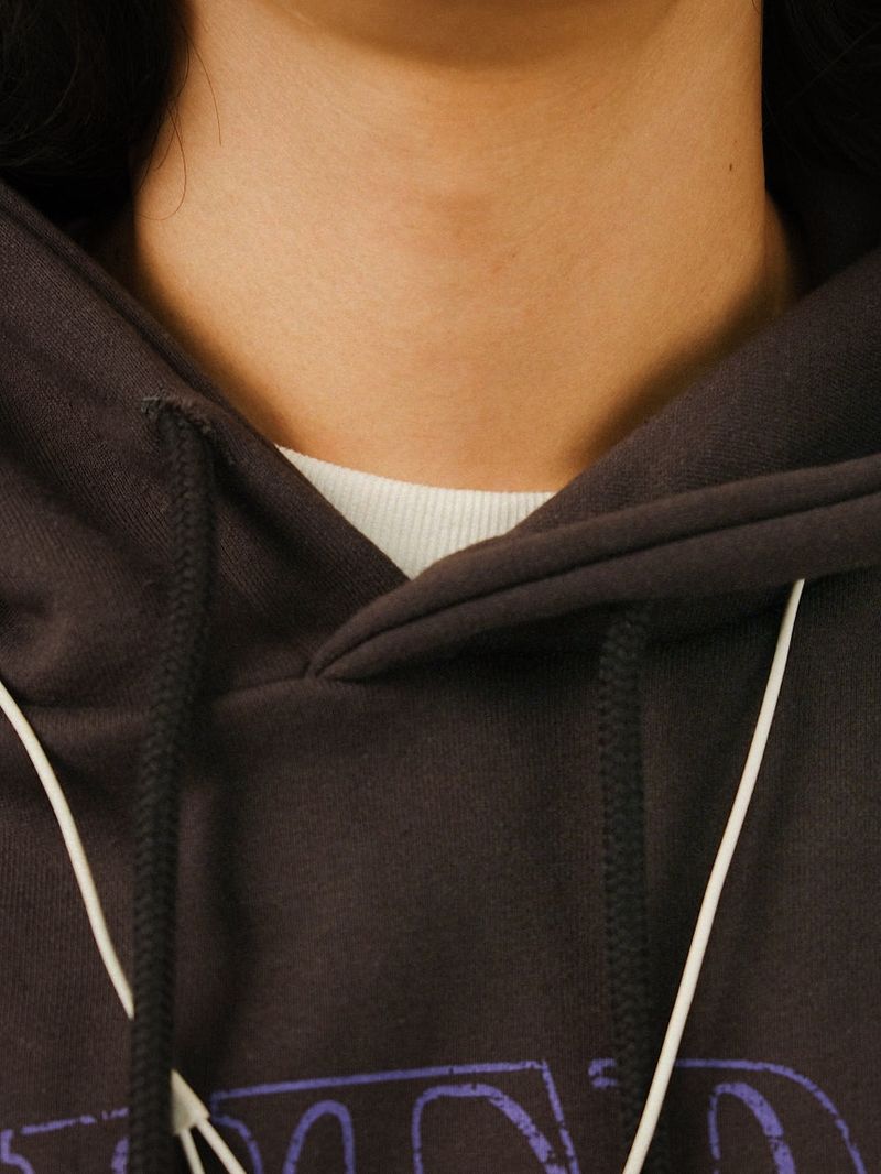 LU Reverse Printing Overfit Hoody