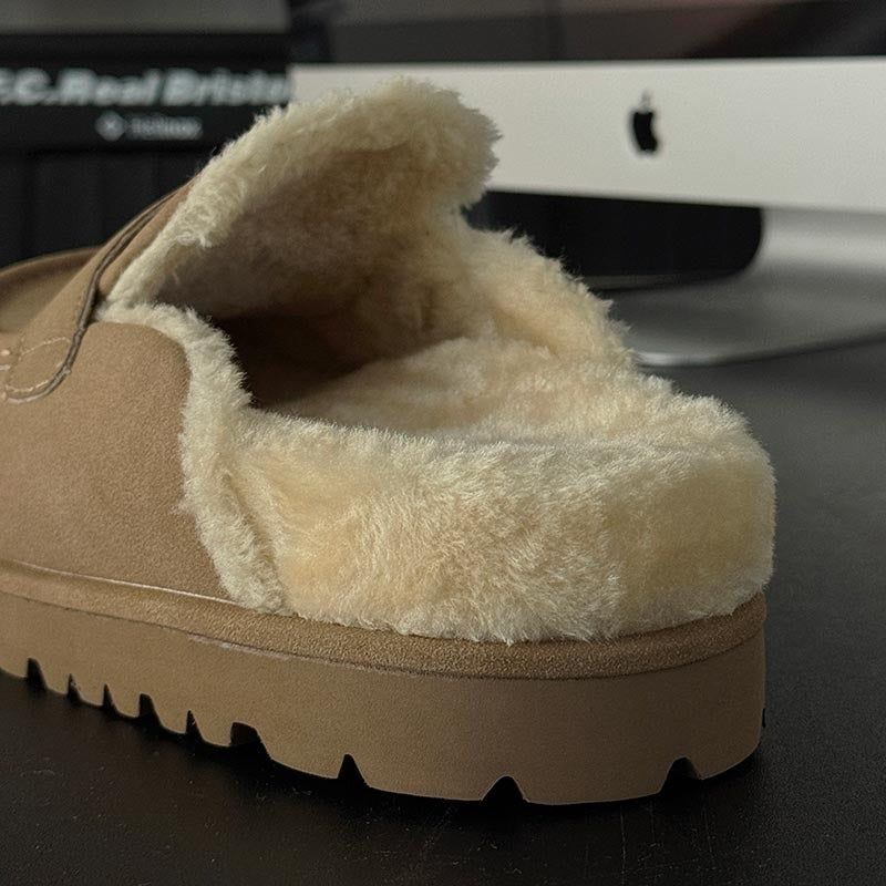 ASCLO Winter Suede Penny Mules
