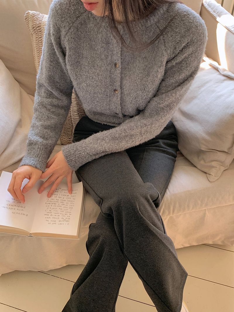 [MADE] [Wool Napping] Winter Warm Long Bootcut Slacks