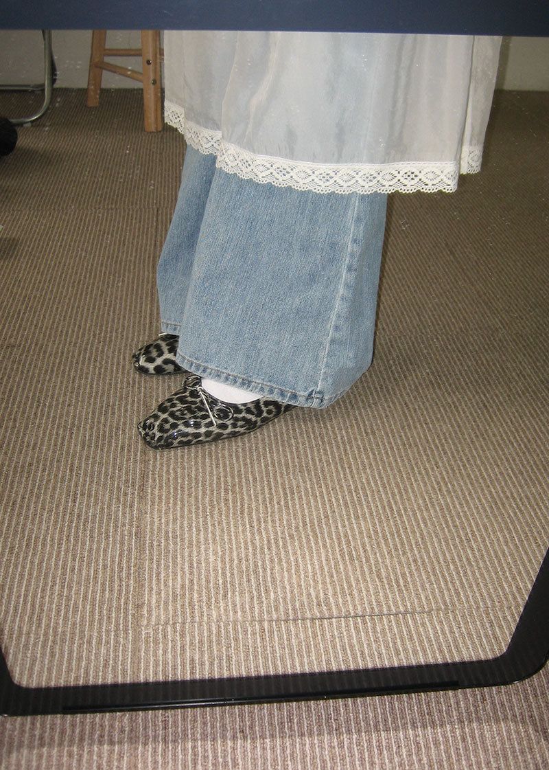 LEOPARD FLAT SHOES