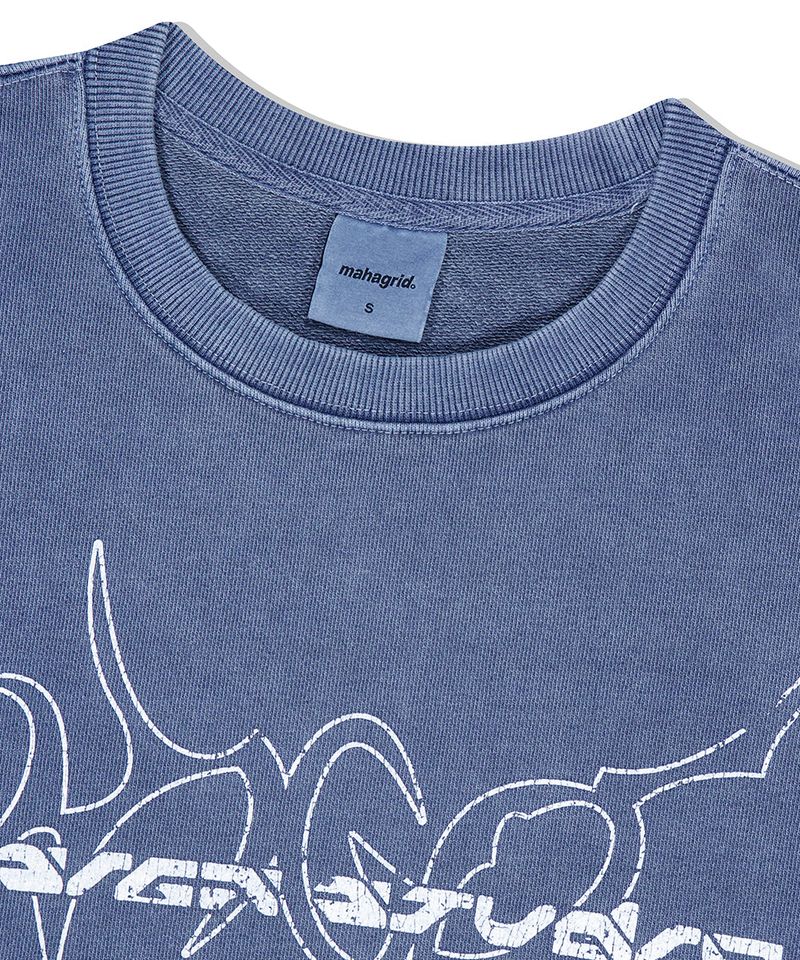 MULTI-LOGO PIGMENT SWEATSHIRT