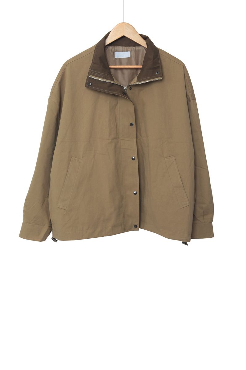 Porter color high neck jacket