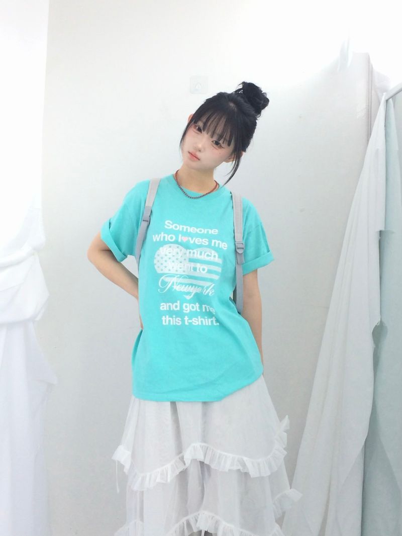 エアリー シフォン レイヤード スカート