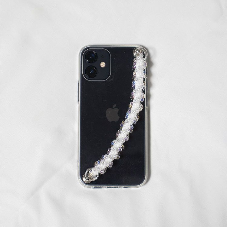 arankie(アレンキ)の「Bubble crochet phone case strap (white)(Toys/Key Holders)」