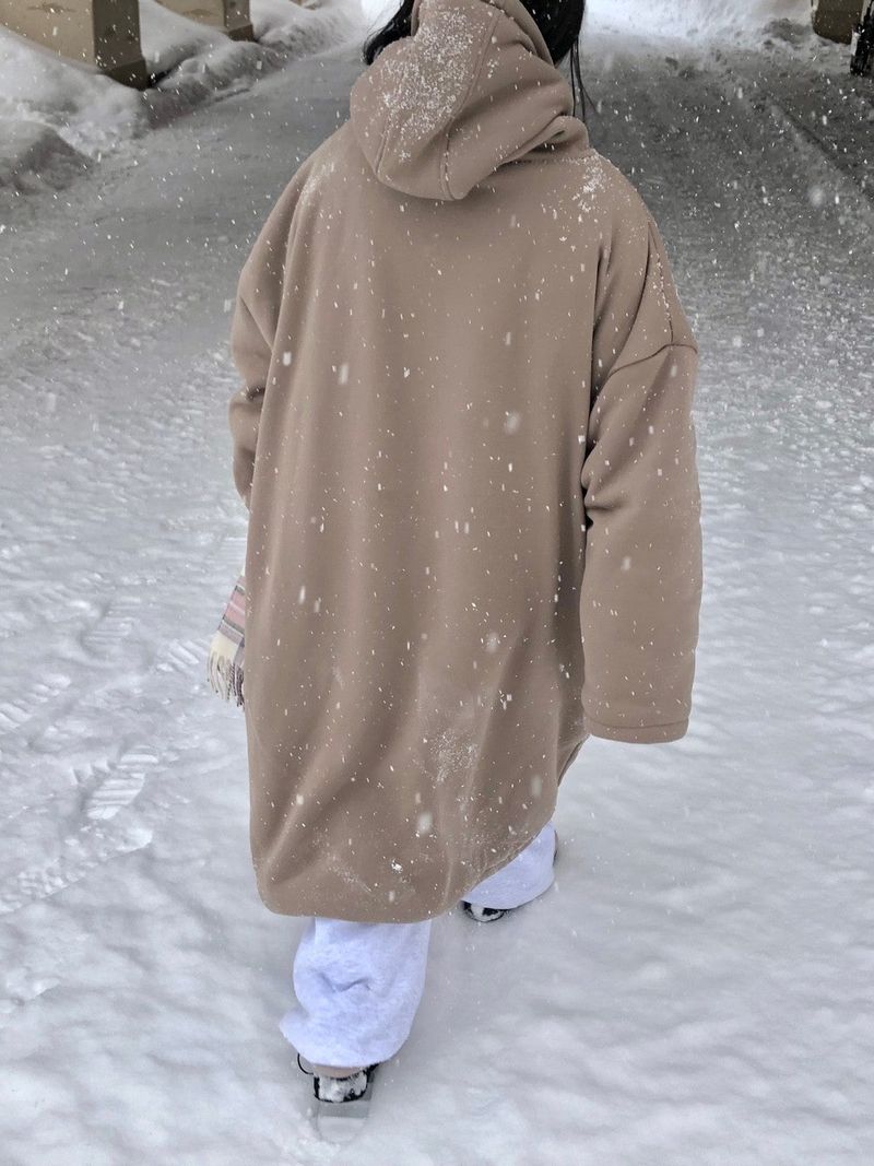 Aomori hood duffle coat