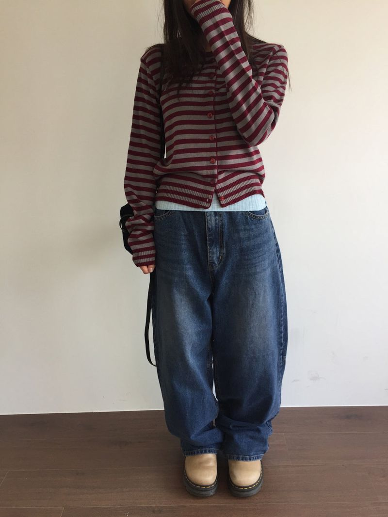 Barrel Wide Balloon Denim (1color)