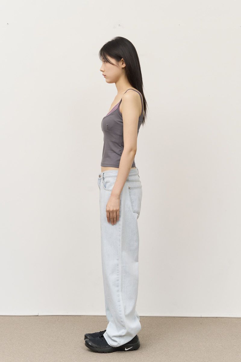 (W) Poy Layered Sleeveless
