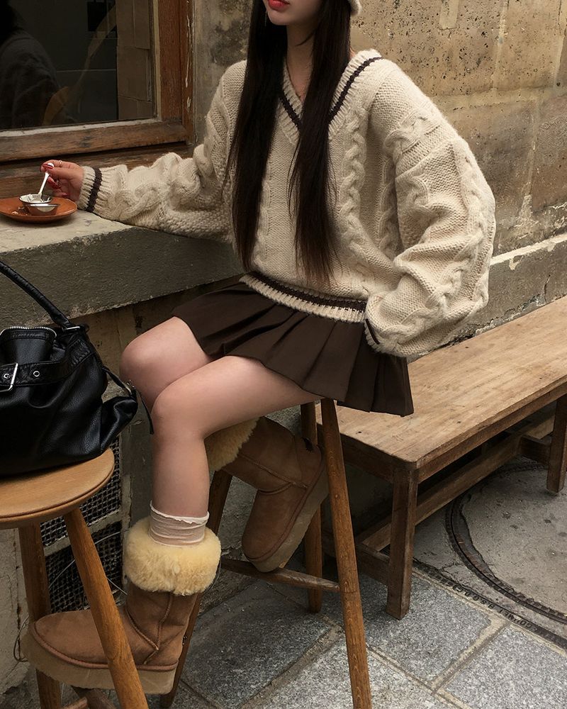 [ORIGINAL] After Platform Long Mouton Boots