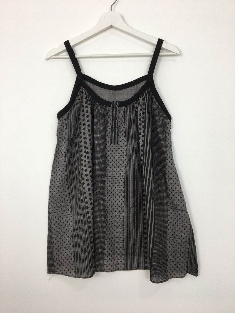 Humming Patchwork sleeveless (2color)