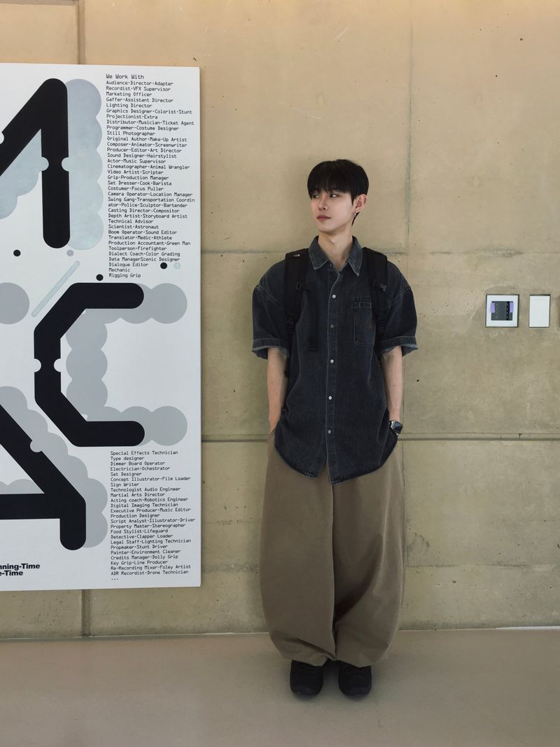 97Star Cotton Wide Pants 3C