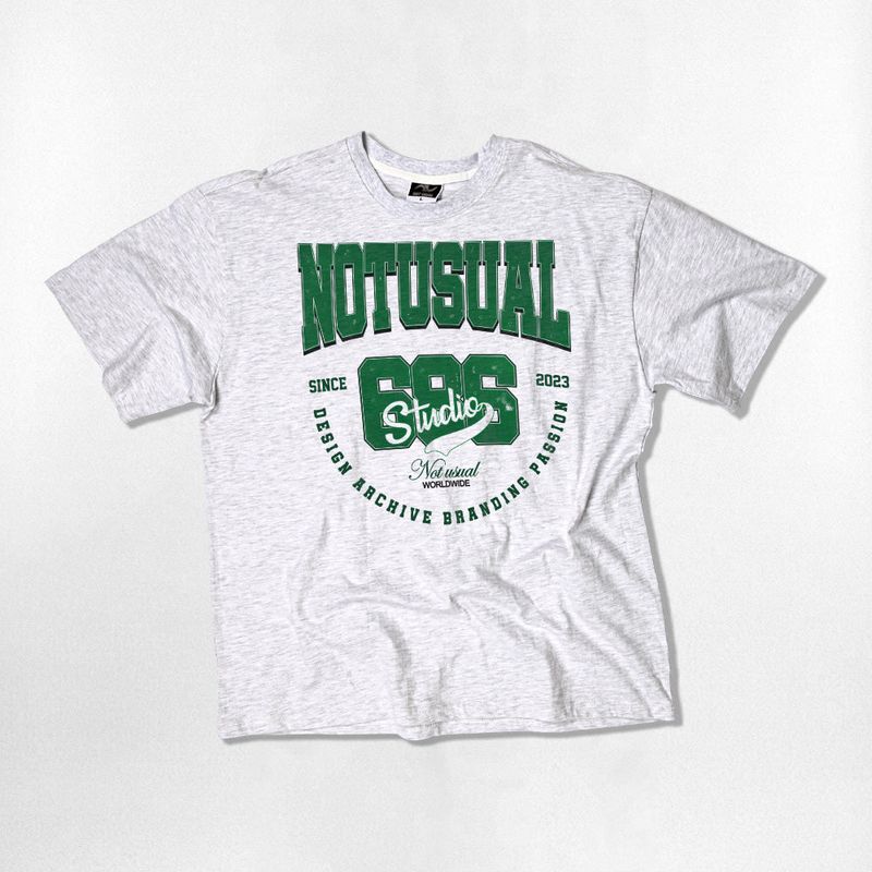 Green Studio Over-fit T-Shirts - 4COLOR