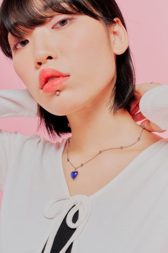 Temperature Change Heart Necklace
