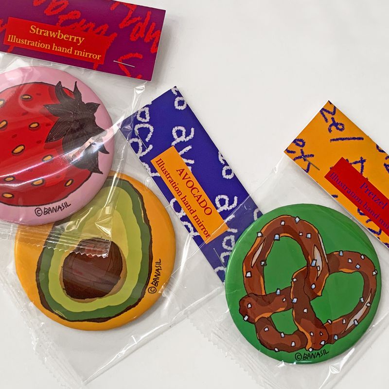 Strawberry Hand Mirror