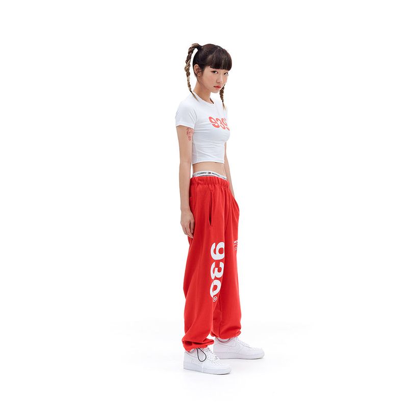 939 LOGO CROP TOP (WHITE)