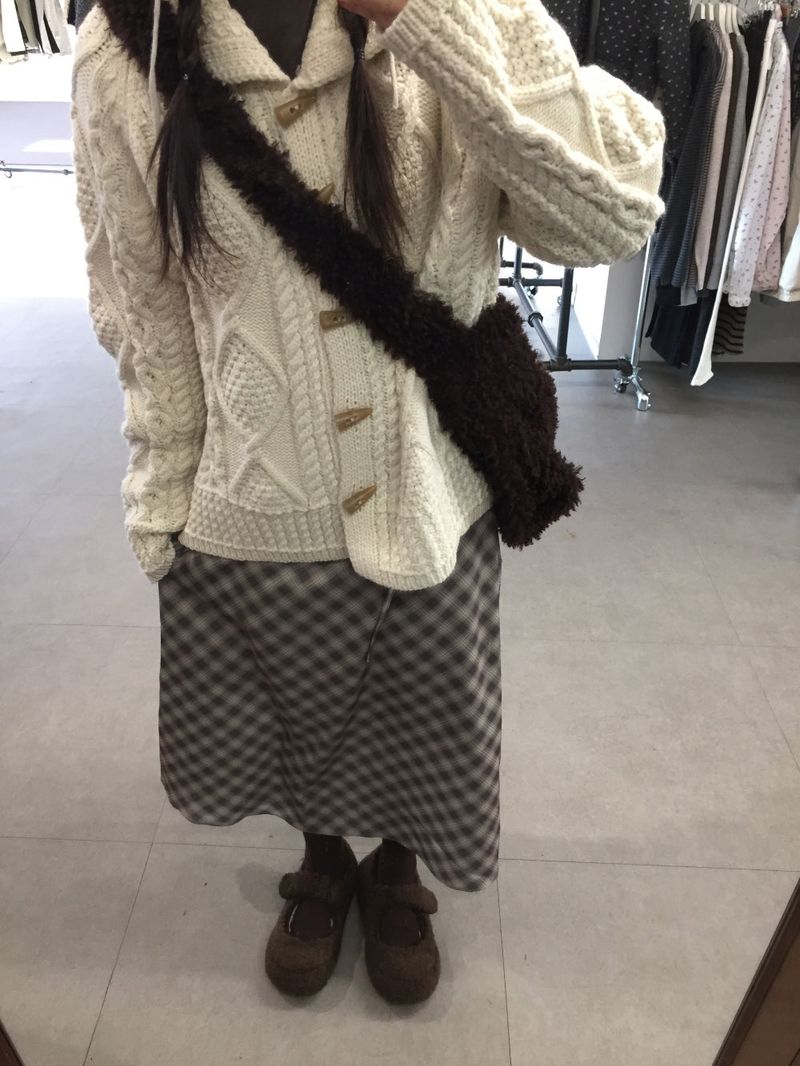 DUGGY（ダギー）の「ツイストダッフルニットカーディガン (1color)（トップス）」