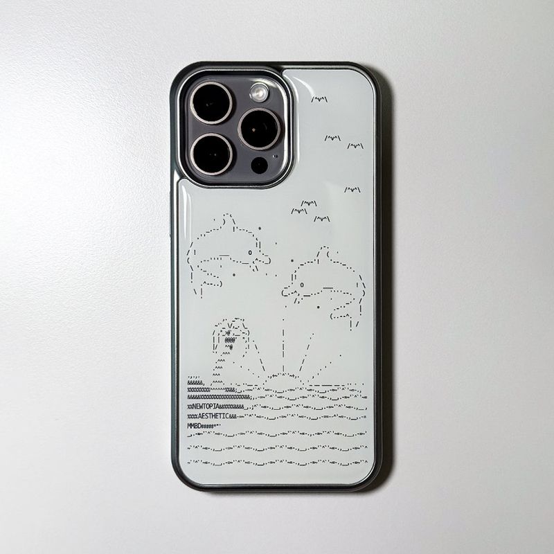 MEMORIESBOUNDARY（メモリーズバウンダリー）の「NTA Blooming Bay_ASCII CORE_003 Phone Case (SV_White)（Smartphone Accessories）」