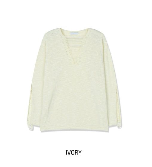 Sponge Grunge Damaged Knit