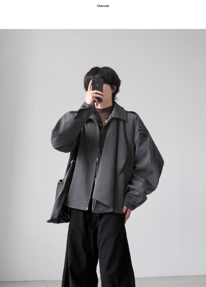 メディック スカーフ クロップ ジャケット