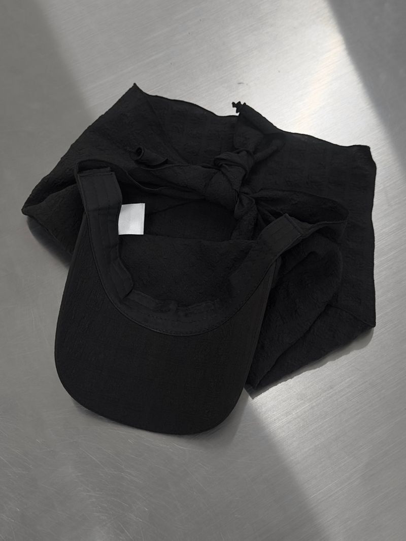 wrinkle bandana cap