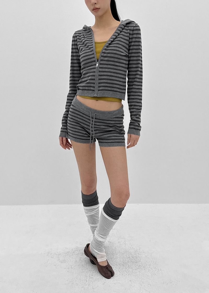 [MADE] Ripol Stripe Knit Shorts (Set Available)