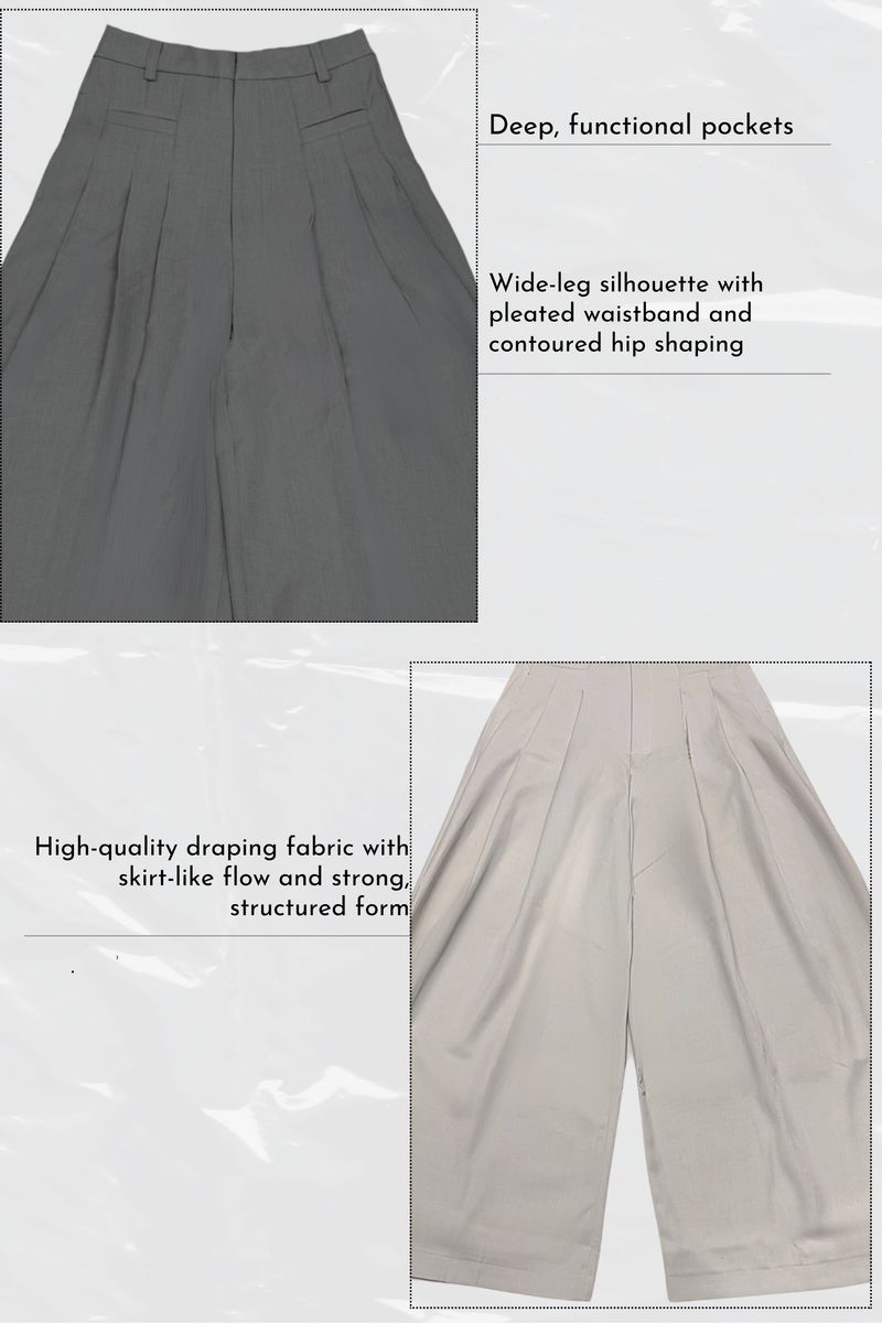 THE FANCE | Wide-leg long RUBY BEBE PANTS