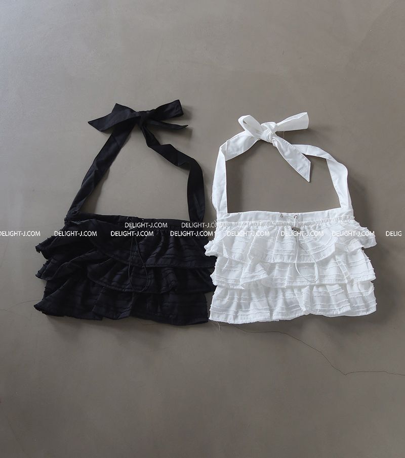 frill cancan ribbon shoulder bag