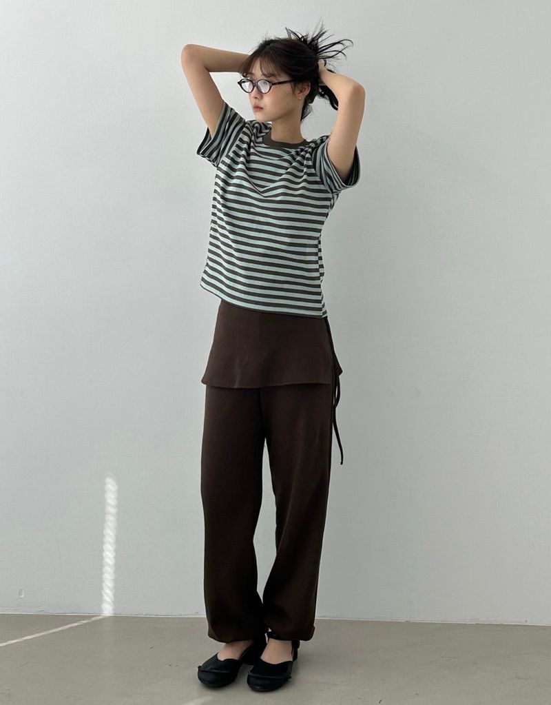 Wrap Sweat Pants - 3colors