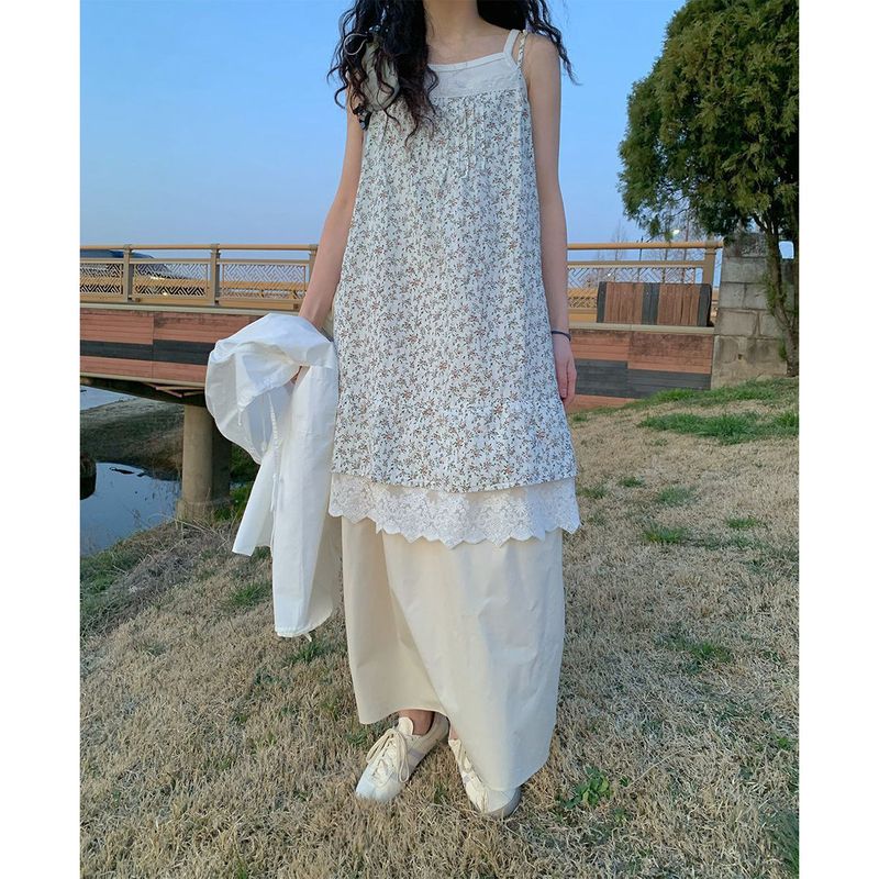 relief flower dress