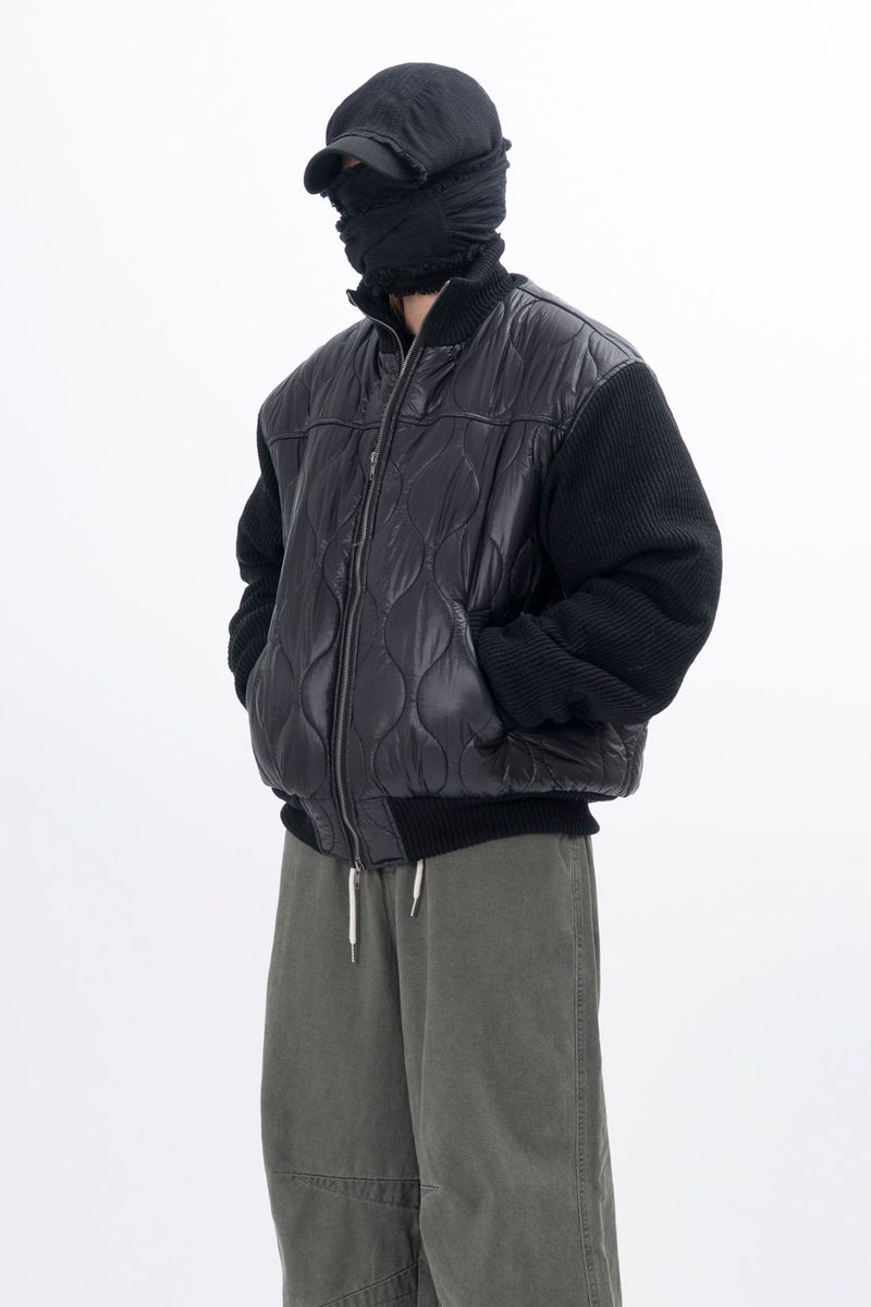 OAN（オアン）の「Turd knit Arm Padding Jumper（Jackets/Outerwear）」