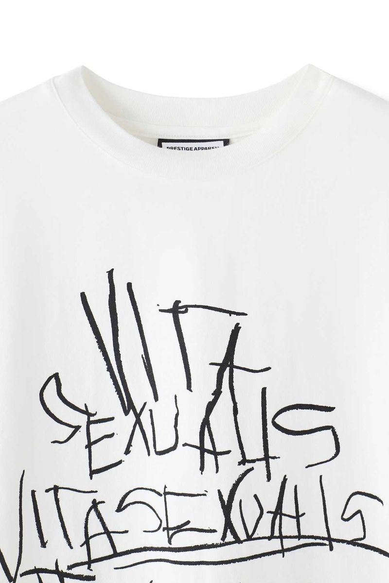 NO SLEEVE PRINT TEE