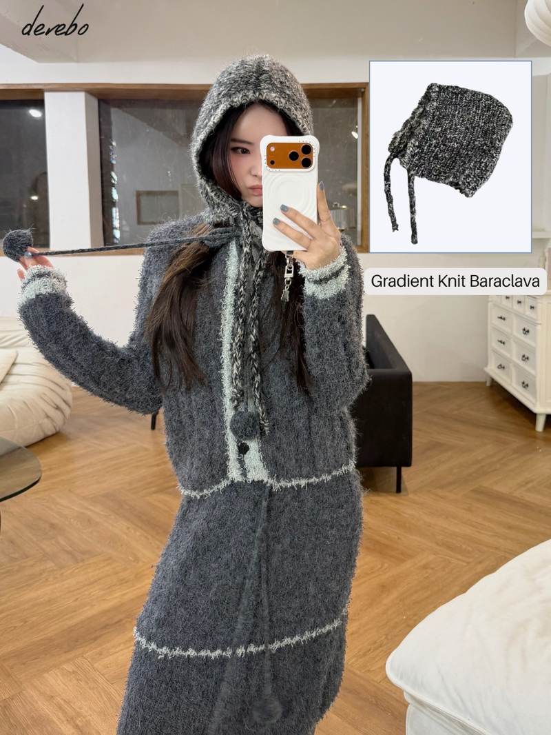 dereborujo（ドレボルゾー）の「Gradient Knit Baraclava（Hats）」