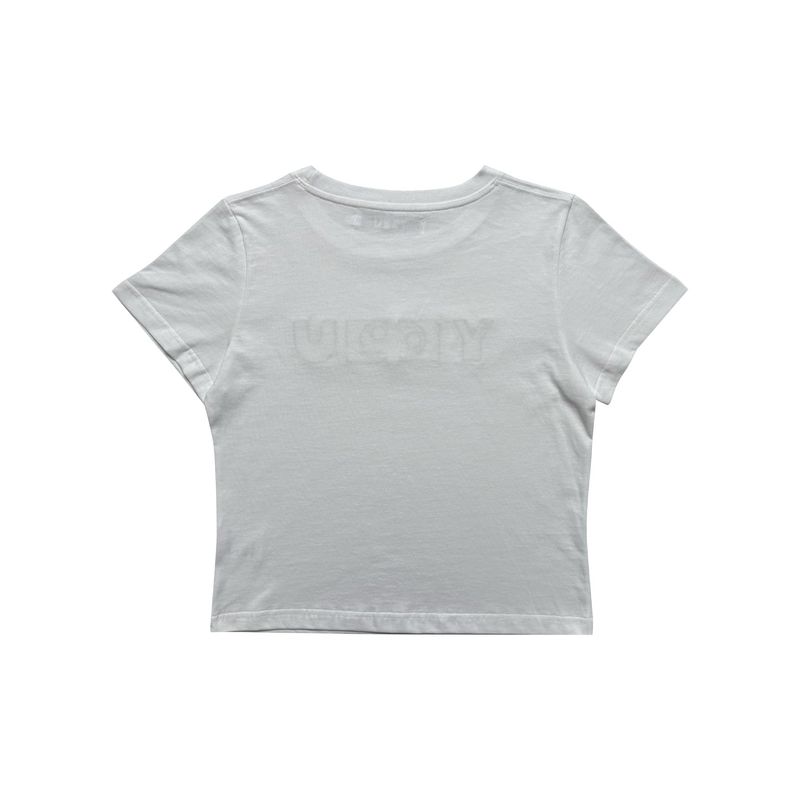 W LEOPARD APPLIQUE T-SHIRT (WHITE)