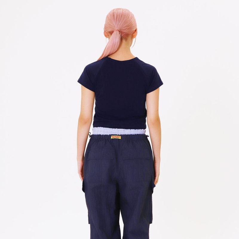 ザットガールバイブTシャツ_ネイビー