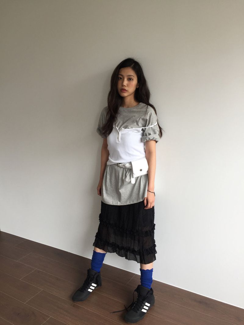 DUGGY（ダギー）の「Terrine frill skirt (2color)（Skirts）」