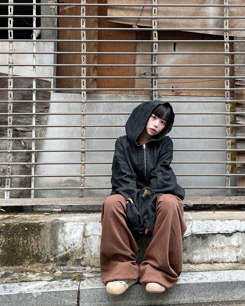 Kafka dart banding wide pants