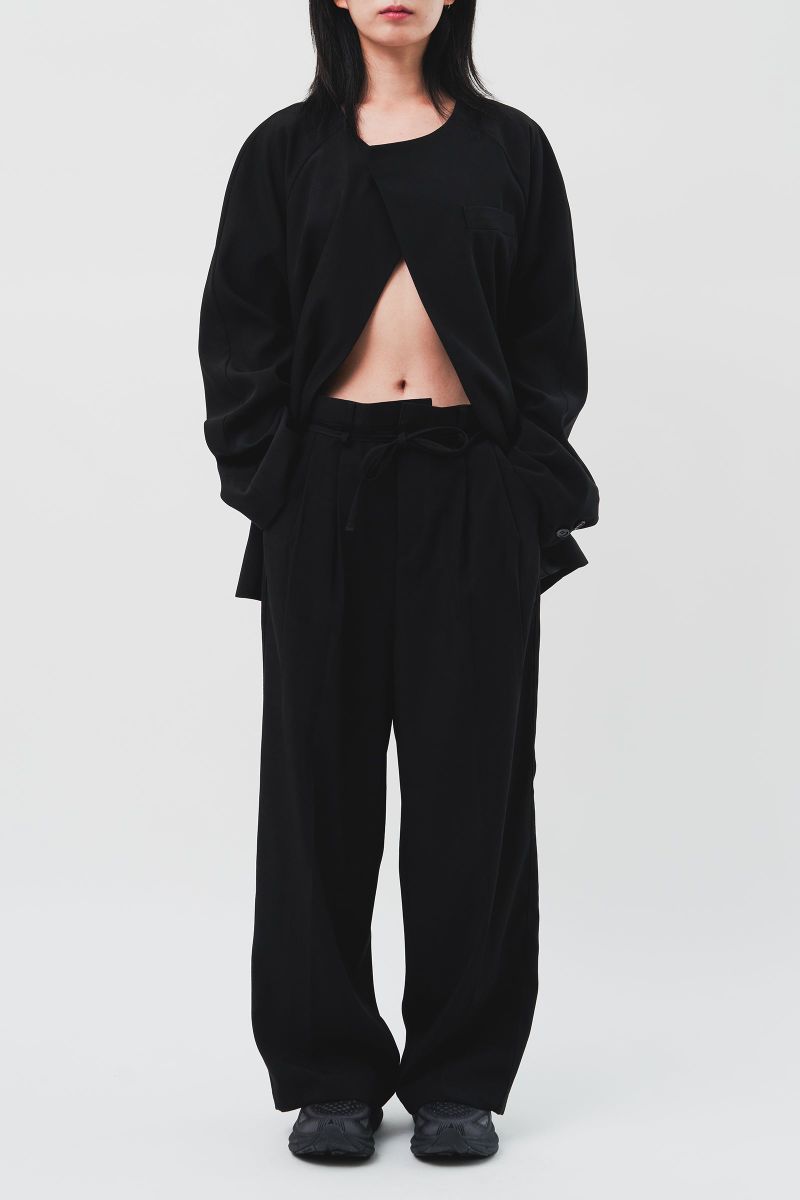 Oriental Rope Wide Trousers (2color)