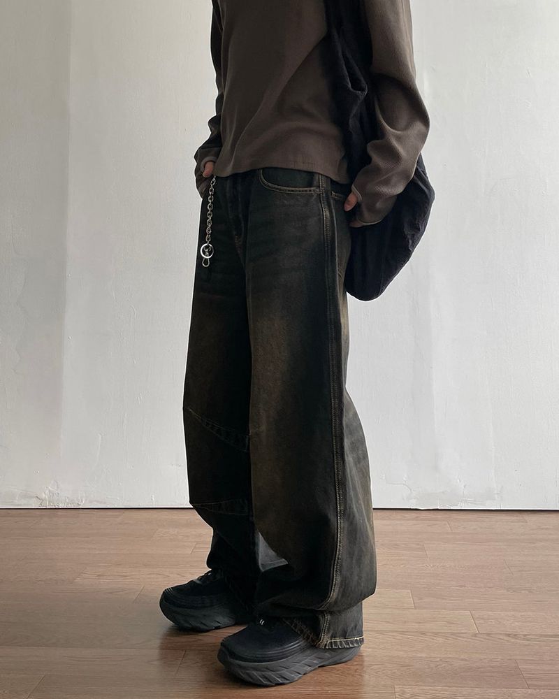 Mood Tinted Black Denim Pants