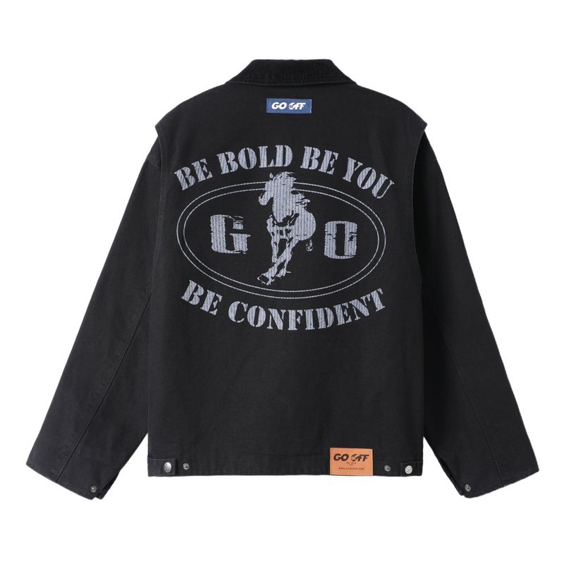 ウォッシュド 14oz クロップドデトロイトワークジャッカー