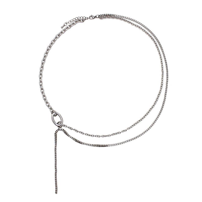 chain drop necklace