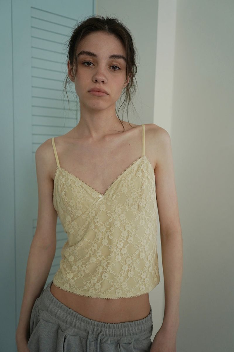 Lace slim sleeveless