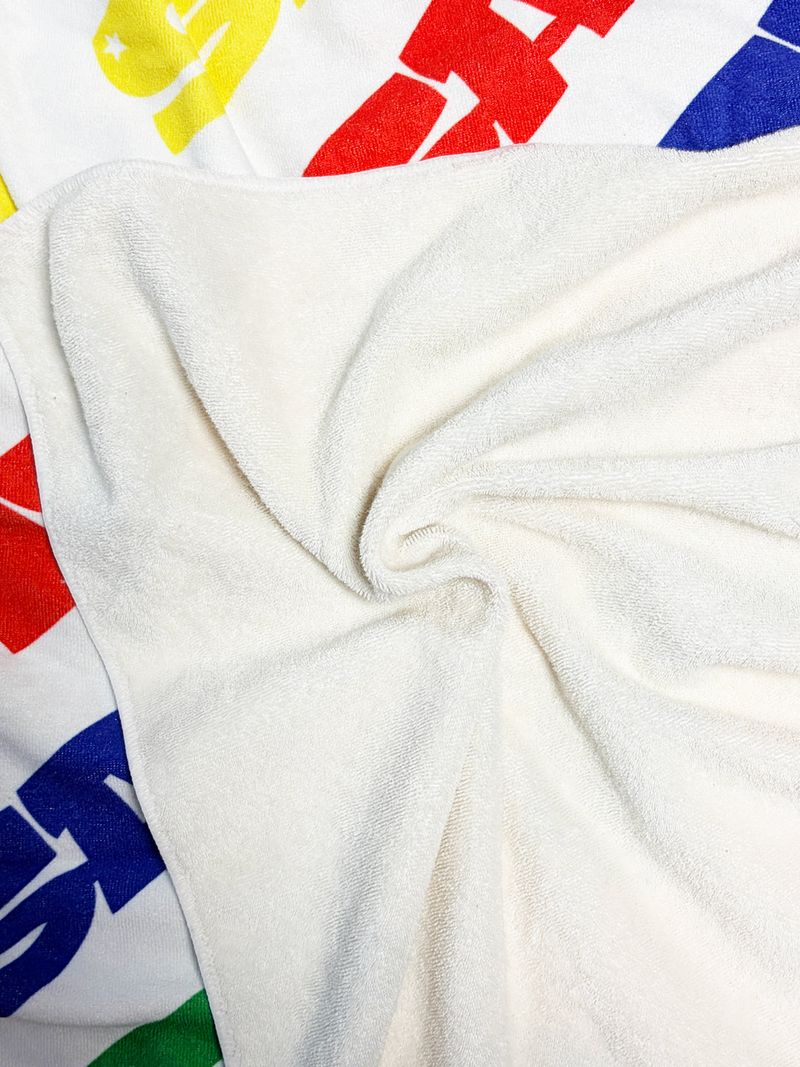 MULTI COLOR LOGO BEACH TOWEL