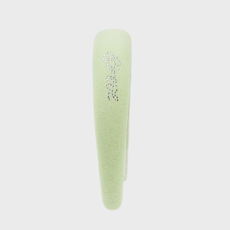 Eireve(エイレブ)の「LETTERING TERRY HAIR BAND_LIME(Hair Accessories)」