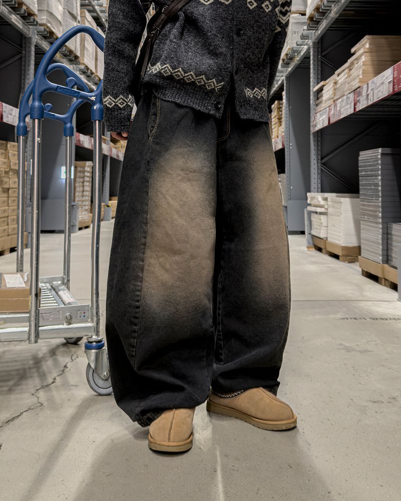 JIIGEUM（ジグム）の「Blon brown teen balloon denim（Pants）」