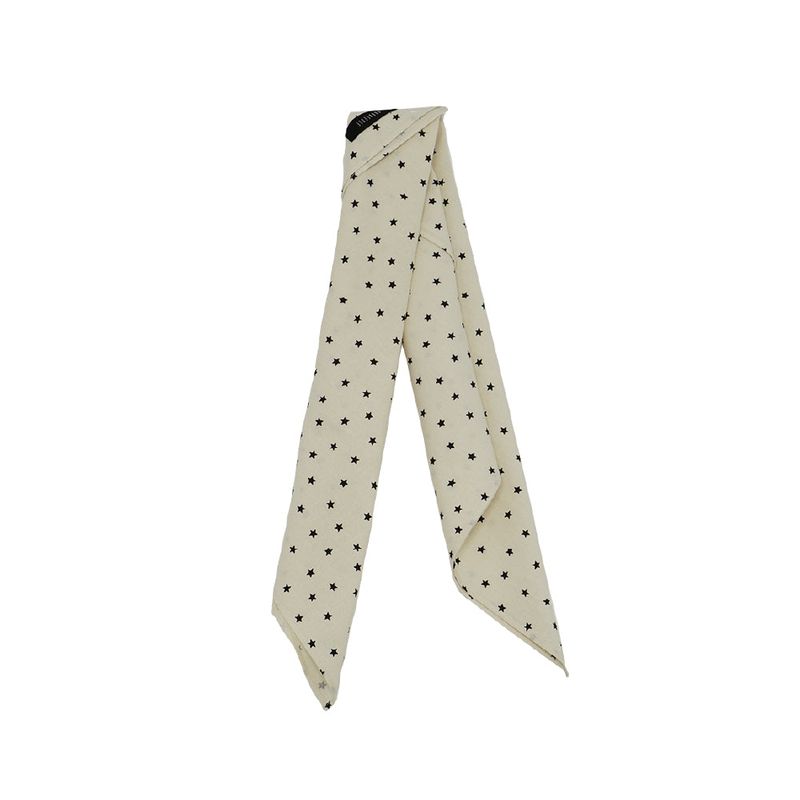 Star Square Scarf (ivory)