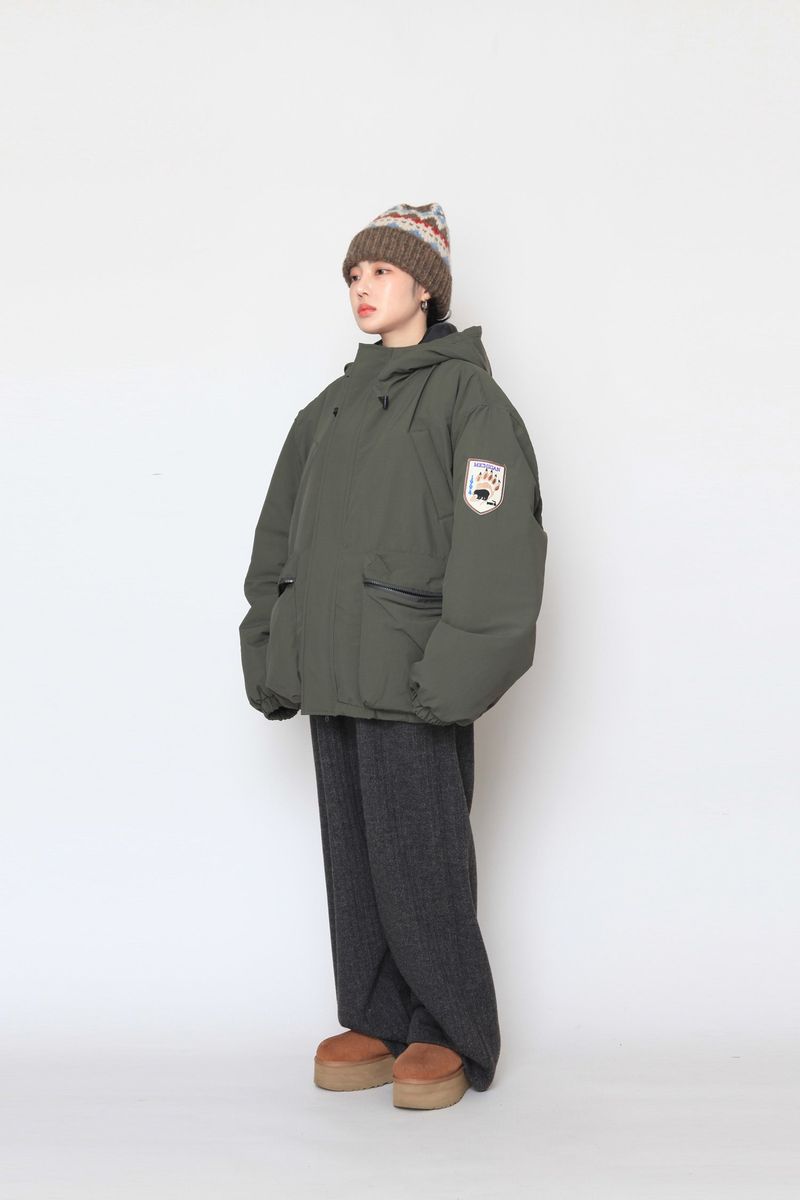 Mountain Patch Hooded Padding