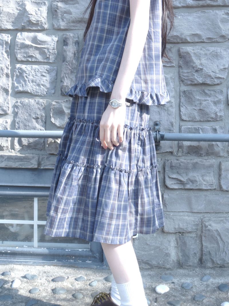 ZELENA（ゼレナ）の「may check skirt（Skirts）」