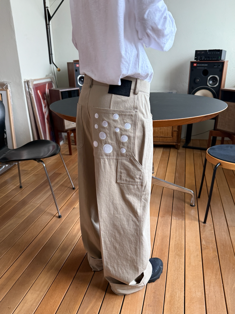 dot pocket pants