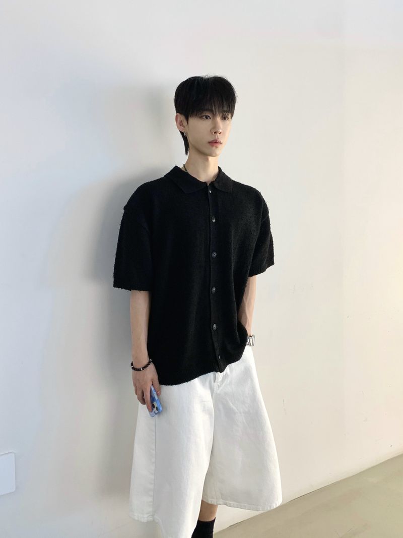 Suzuka White Bermuda Denim Pants